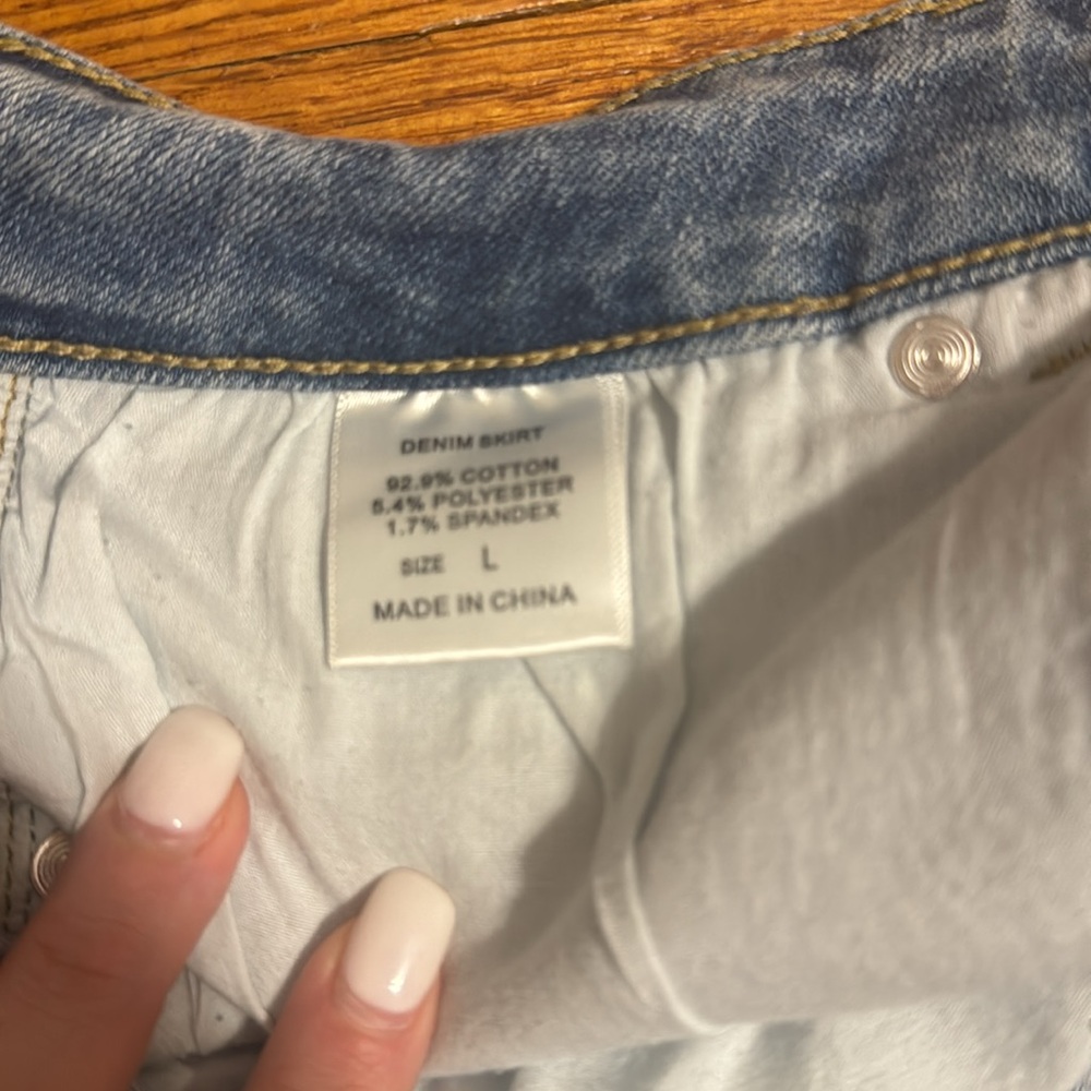 Denim mini skirt - Picture 5 of 5